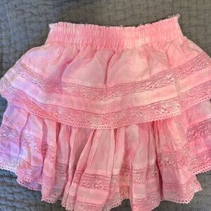 LoveShackFancy Ruffle Mini Skirt
